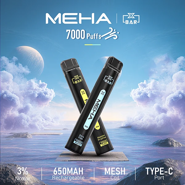 魅嗨小黑条-Meha-7000口拋棄式電子煙 魅嗨小黑条 Meha 7000口拋棄式電子煙