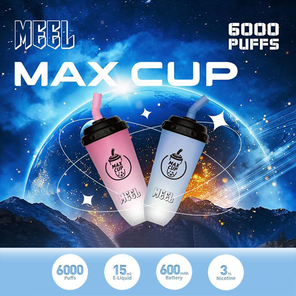 奶茶杯MEEL-MAX-CUP-6000口拋棄式電子煙-1 奶茶杯MEEL MAX CUP 6000口拋棄式電子煙 1
